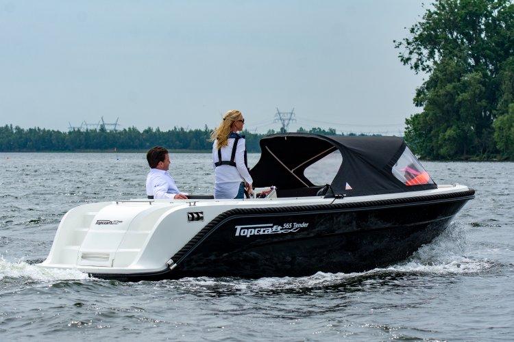 Topcraft 565 TENDER, wat een schoonheid !, Watersport en Boten, Nieuw, Polyester, Overige brandstoffen, 3 tot 6 meter