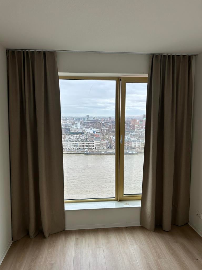 IKEA Annakajsa gordijnen met rails - Zo goed als nieuw, Ophalen, 100 tot 150 cm, 200 cm of meer, Zo goed als nieuw