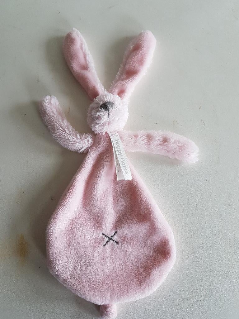 happy horse rabbit ritchie, knuffeldoekje., Kinderen en Baby's, Ophalen of Verzenden, Zo goed als nieuw, Konijn