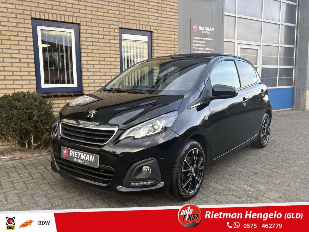 Peugeot 108 1.0 e-VTi Active TOP SCHUIFDAK-ALL SEASON-LMV, Keurmerk '100% Onderhouden', Gebruikt, 4 stoelen, Zwart