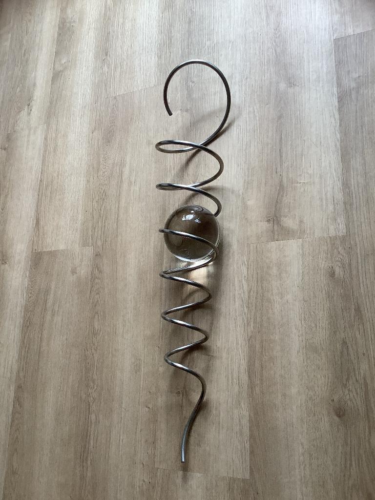 Windspinner spiraal twister RVS 77 cm, Tuin en Terras, Ophalen of Verzenden