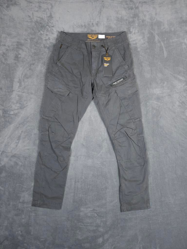 Pme Legend Broek Nordrop Cargo W32 L32 Tapered Grijs Pall Ma, ., Nieuw, W32 (confectie 46) of kleiner, Ophalen of Verzenden