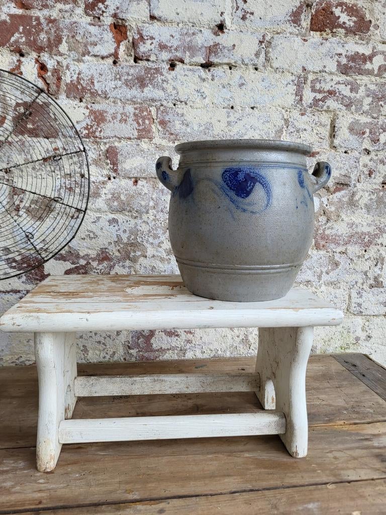 Oude brocante Keulse pot  / allegonda, Ophalen of Verzenden, Overige materialen, Pot, Bus of Blik