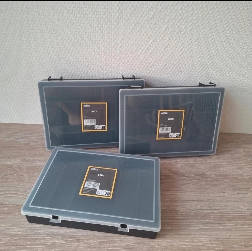 Zwart Wibra plastic hobby box opberg box, Ophalen of Verzenden, Nieuw