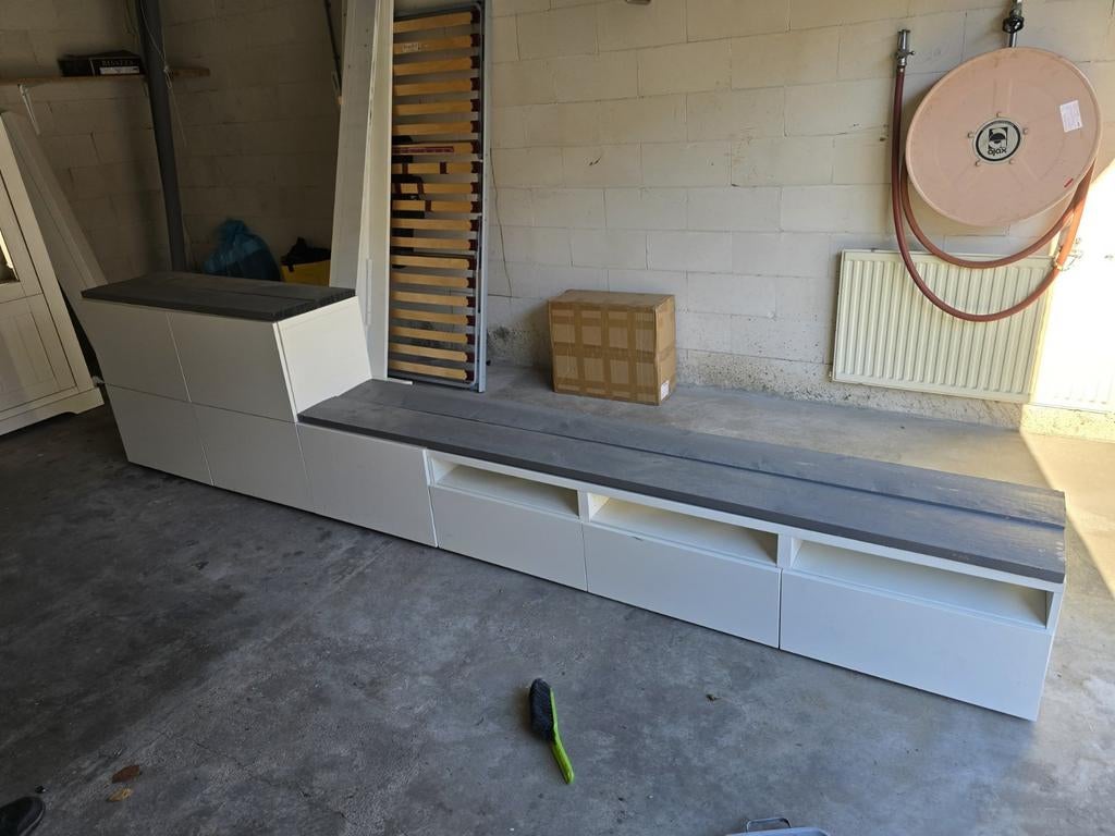 Ikea BESTA tv-meubel, Ophalen, Gebruikt, 200 cm of meer, Minder dan 100 cm