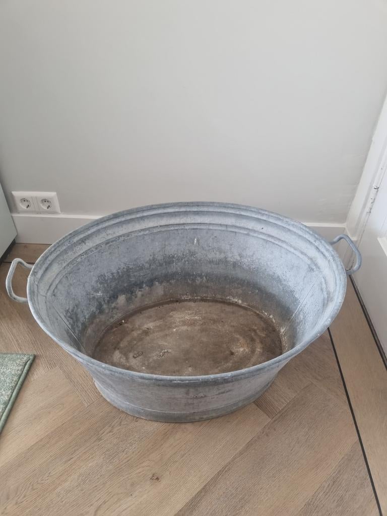 Vintage Zinken Wastobbe - Authentiek en Decoratief, Ophalen