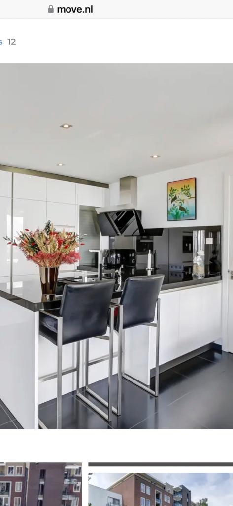 Barkrukken, Ophalen, 60 tot 90 cm, Zo goed als nieuw, Leer