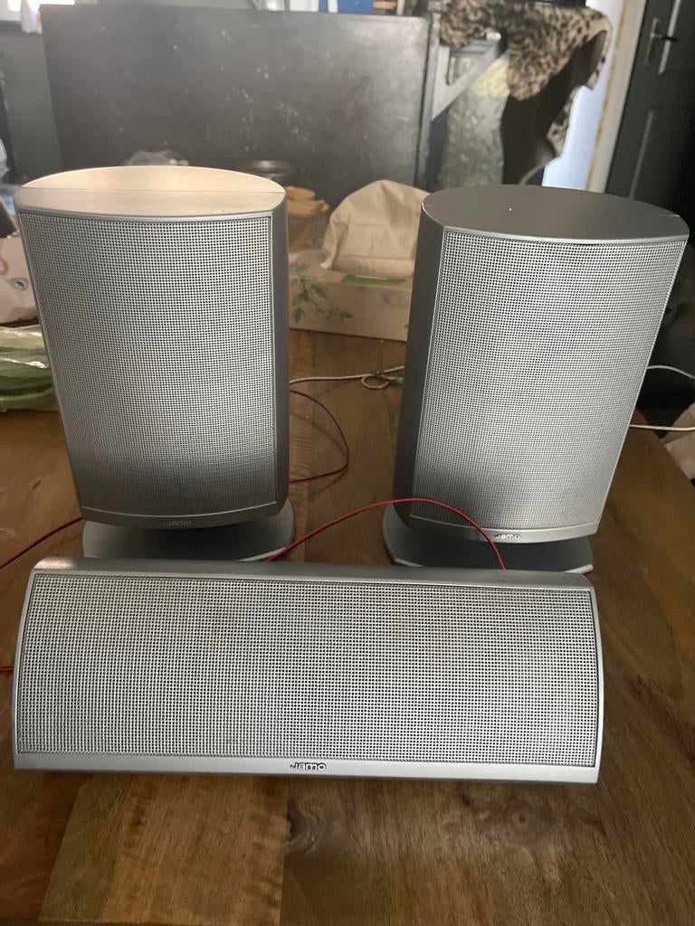 Jamo A 3 CEN Center Speaker en 2x Jamo A 320 Satelliet, Audio, Tv en Foto, Luidsprekers, Gebruikt, Ophalen of Verzenden, 60 tot 120 watt