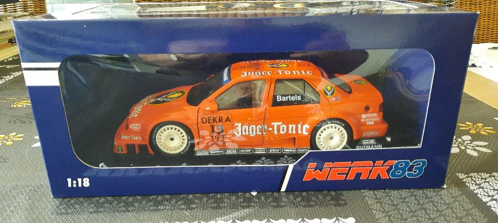 Alfa Romeo 155 V6 TI #19 Jäger-Tonic M. Bartels 1:18, Ophalen of Verzenden, Nieuw, Auto, Overige merken