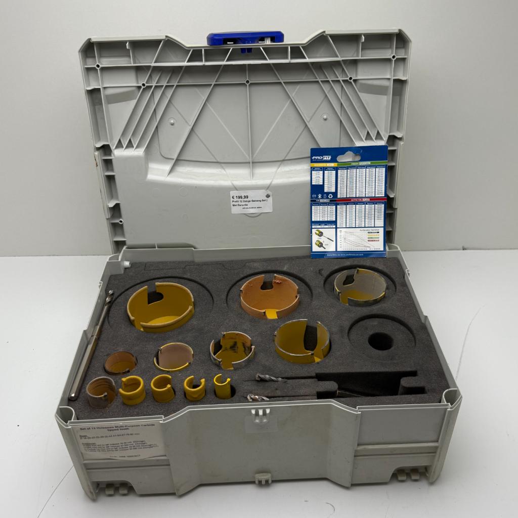 Profit 12 Delige Gatzaag Set | Met Garantie, Flex Ltd., Zo goed als nieuw, https://flex.com/contact-us, Nobelstraat 10, 5807 GA Oostrum LB, Limburg, Nederland