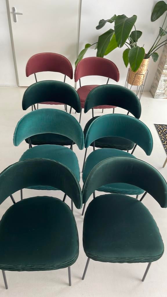 8x bold monkey eettafel stoelen, Ophalen, Zo goed als nieuw