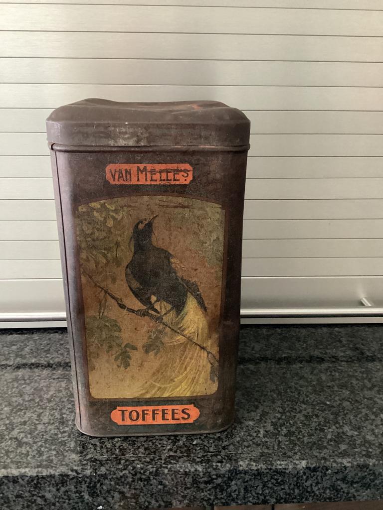 Groot V.Nelle blik Toffees, Verzamelen, Blikken, Ophalen of Verzenden, Gebruikt, Overige