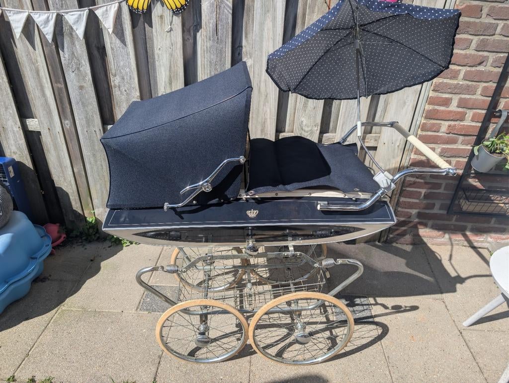 Van Delft Kinderwagen ZGAN - Nooit buiten gebruikt, Zo goed als nieuw, Met reiswieg, Ophalen, Kinderwagen