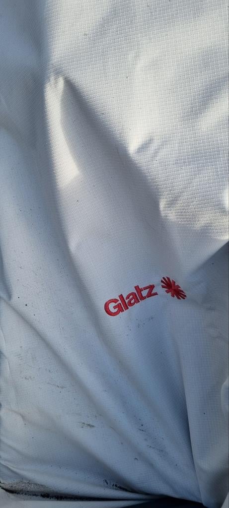 Glatz zweefparasol Taupe, Ophalen, Zo goed als nieuw, Minder dan 15 m²