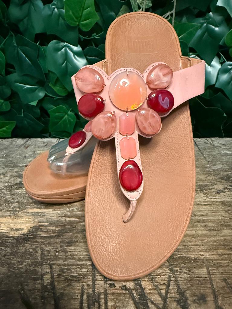 bijna Nieuwe slippers van Fitflop maat 38, Ophalen of Verzenden, Zo goed als nieuw, Fitflop, Roze