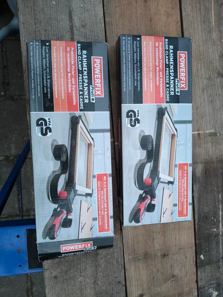 2 Parkside Powerfix Profi Ramen-/Bandspanners, Ophalen of Verzenden, Nieuw