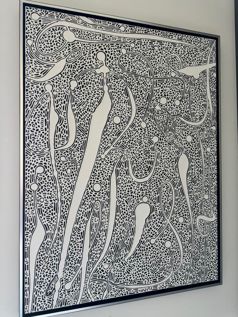 Aboriginal kunst schilderij, Ophalen