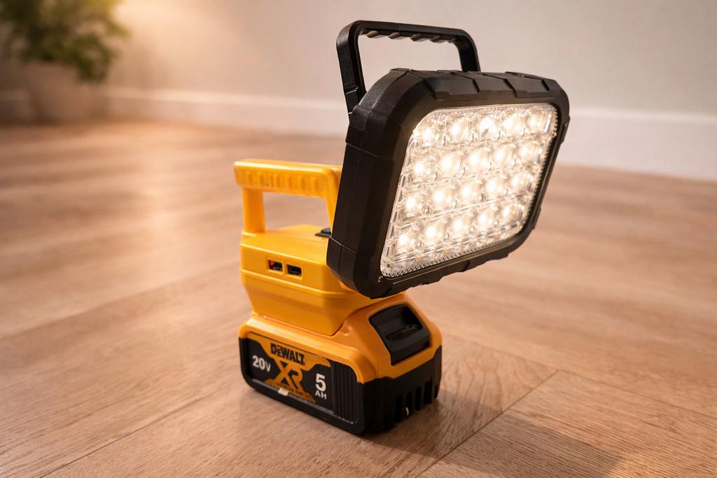 Krachtige 90W LED werklamp – DeWalt 18/20V compatibel 35 led, Ophalen of Verzenden, Nieuw