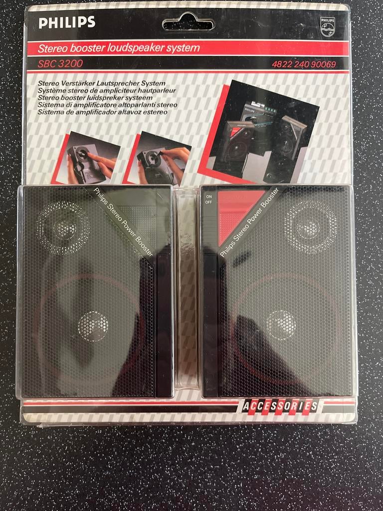 Philips SBC 3200 Stereo booster luidspreker systeem, Philips, Nieuw, Ophalen of Verzenden, Minder dan 60 watt