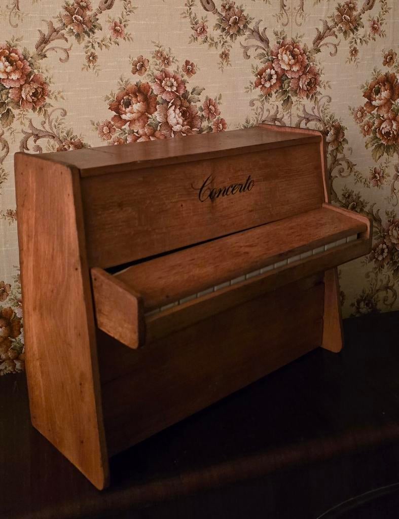 Superleuke oude Franse houten piano Concerto, Antiek en Kunst, Ophalen of Verzenden