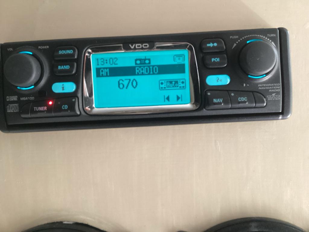 Front voor VDO 4100 en 4200 autoradio's - Goede staat, Ophalen of Verzenden, Gebruikt