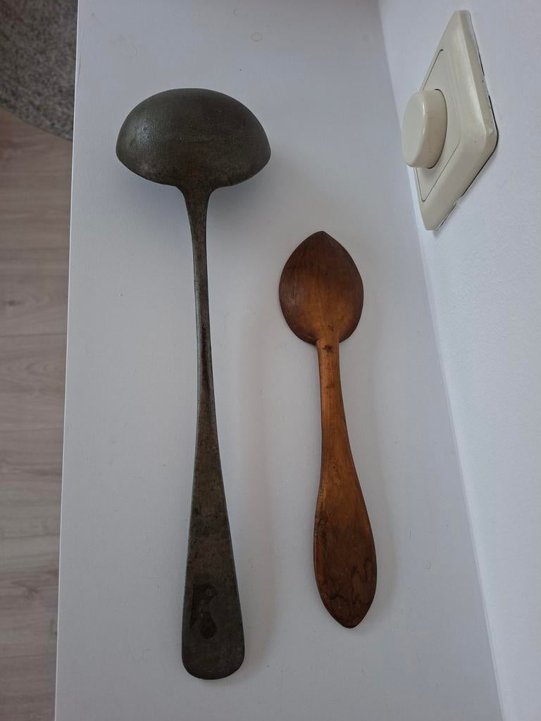 Oude soeplepel en pollepel, Ophalen of Verzenden