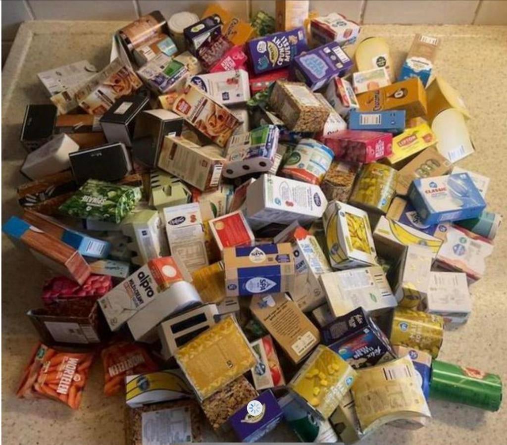 AH mini boodschappen van karton, Verzamelen, Supermarktacties, Ophalen of Verzenden