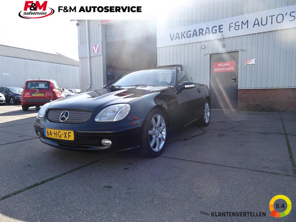 Mercedes-Benz SLK 200 K Youngtimer, leder, Nederlands geleve, Voorwielaandrijving, 1998 cc, Stof, Gebruikt