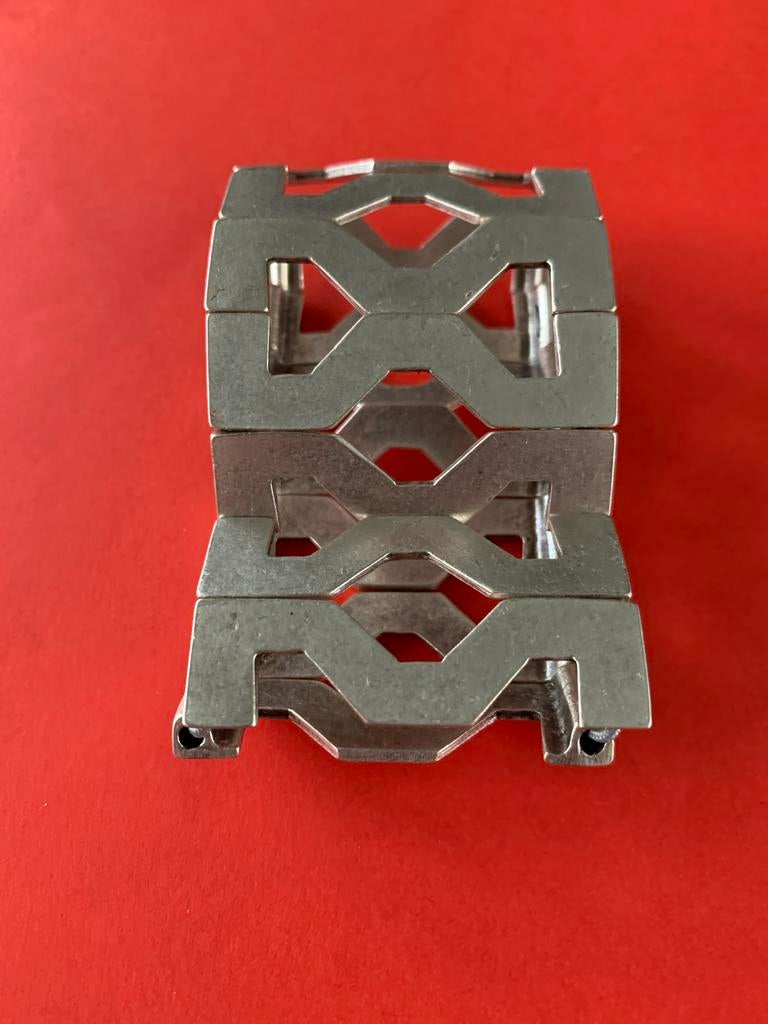 Zamak armband nieuw, Ophalen of Verzenden, Nieuw, Zilver, Overige materialen