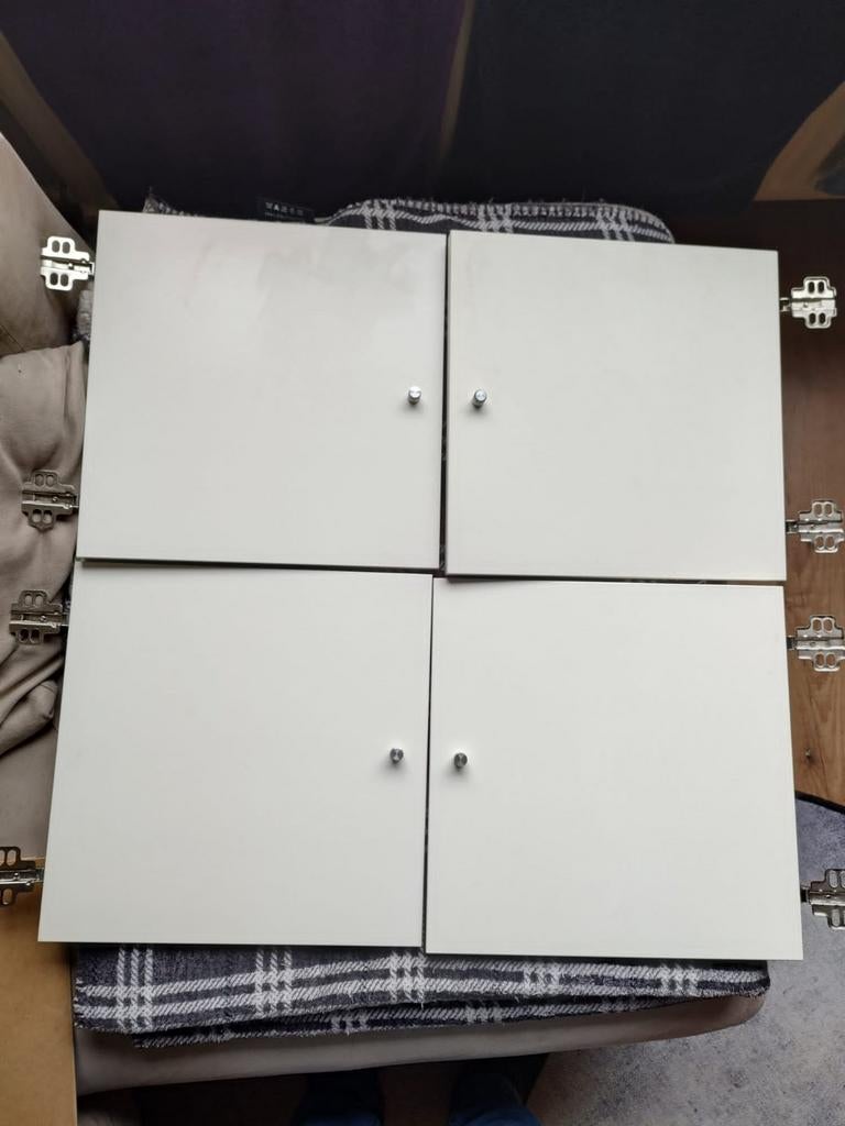 Deurtje inzet Kallax wit voor vakkenkast ikea, Huis en Inrichting, Ophalen, (Half)hoge kast, Zo goed als nieuw, Minder dan 100 cm