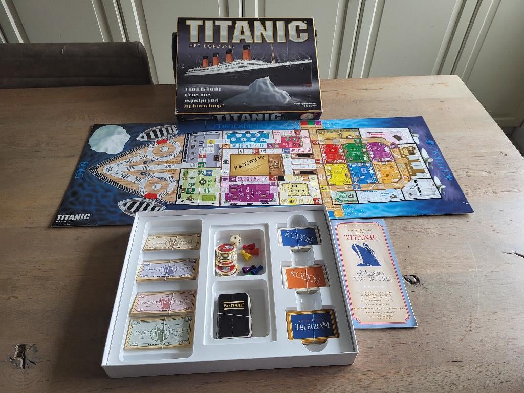 spel Titanic, Hobby en Vrije tijd, Gezelschapsspellen | Bordspellen, Gebruikt, Een of twee spelers, Drie of vier spelers, Vijf spelers of meer