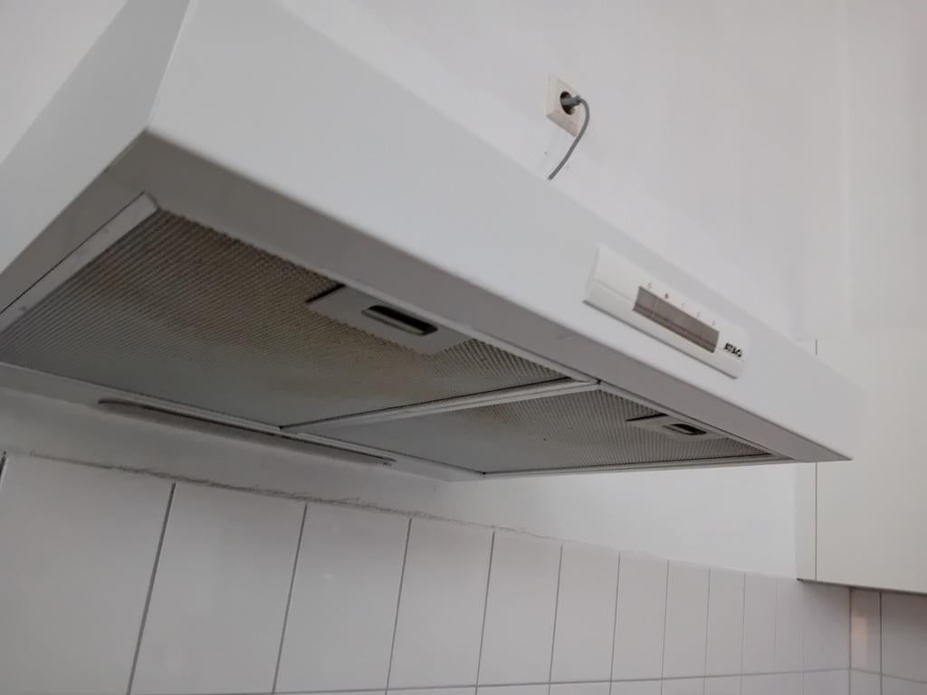 Atag recirculatie afzuigkap WO6155BMUU, Ophalen, Gebruikt, Wandschouwkap, Vrijstaand