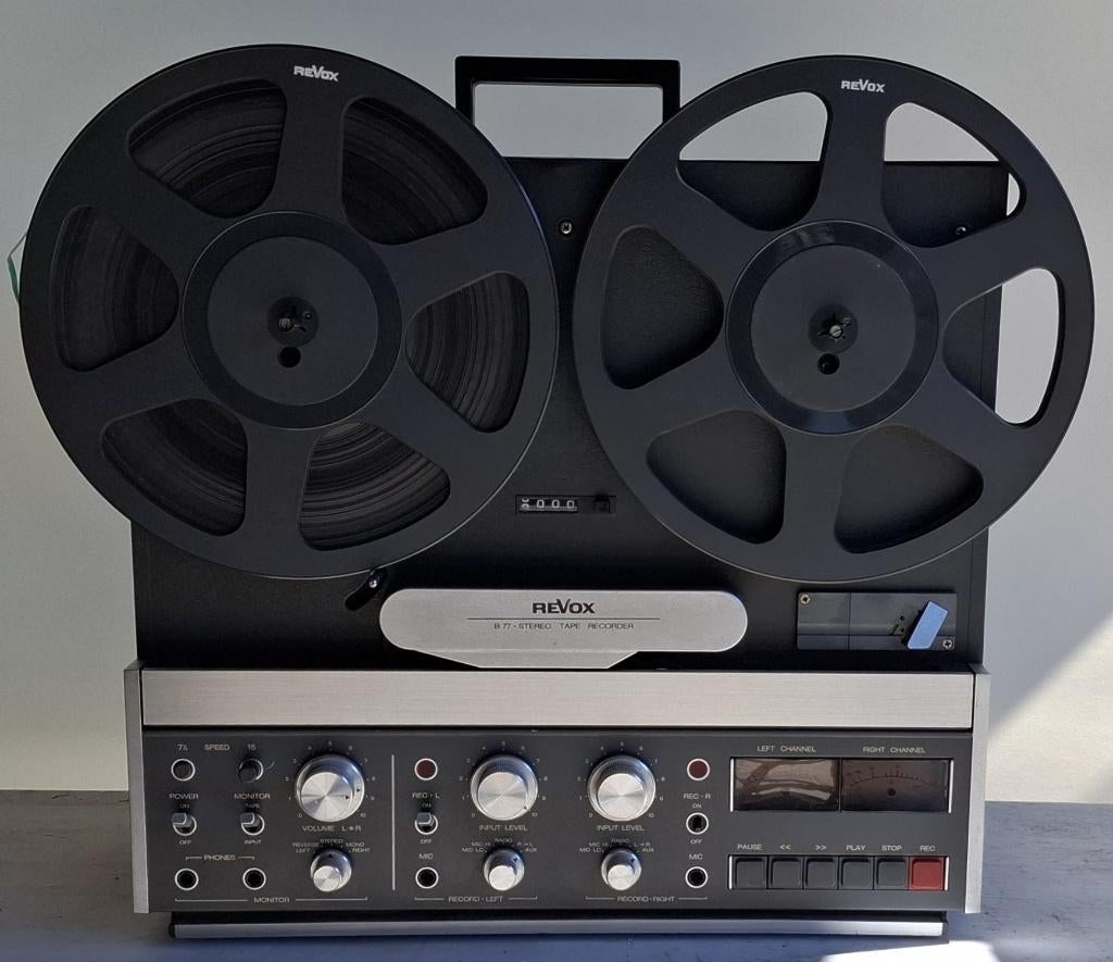 ReVox Tape Recorders A77, B77 en ReVox A720 Tuner/versterker, Ophalen, Defecte bandrecorder