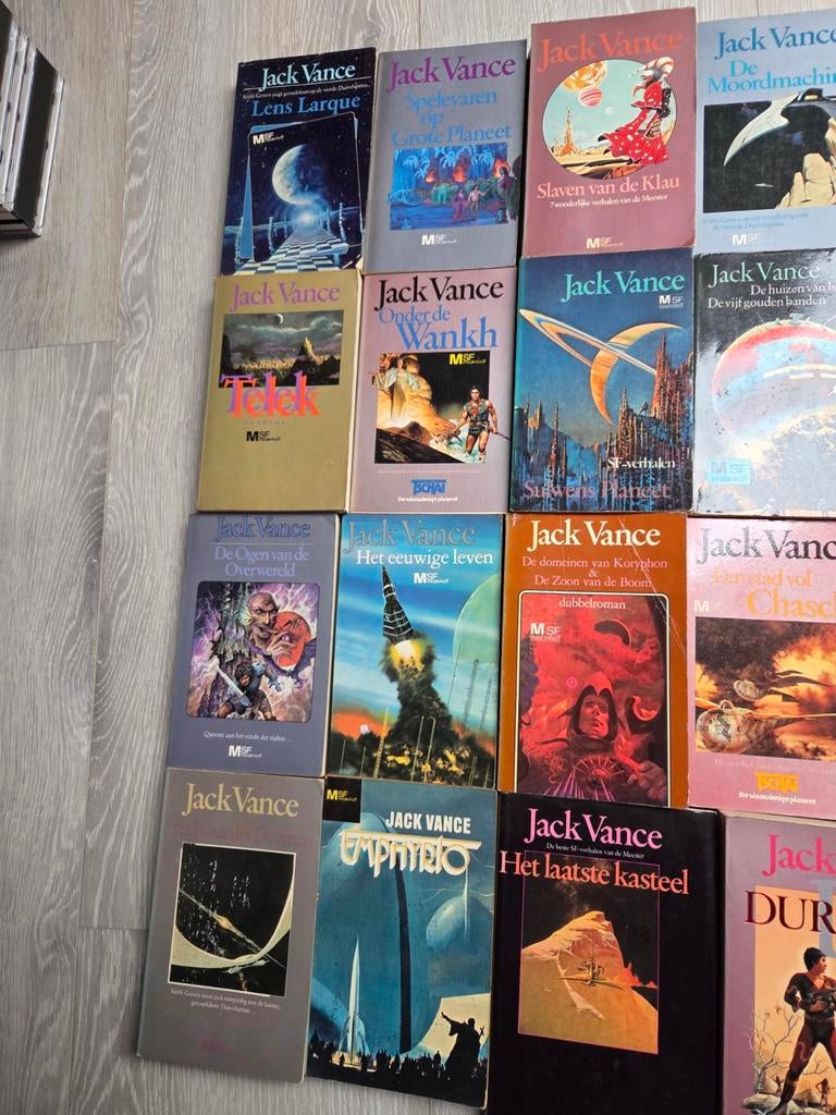 24x boeken - Jack Vance, Boeken, Ophalen of Verzenden, Gelezen