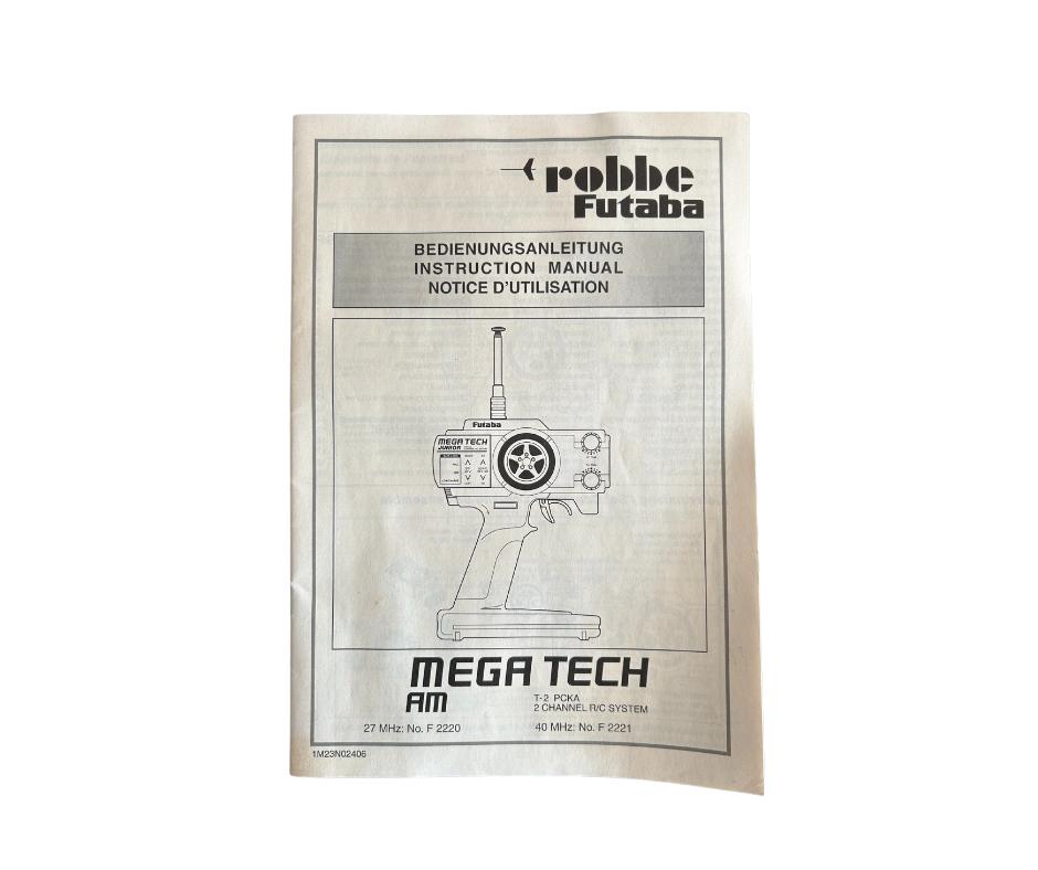 Robbe Futaba Mega Tech AM handleiding, Ophalen of Verzenden, Gebruikt, Overige schalen, Onderdeel
