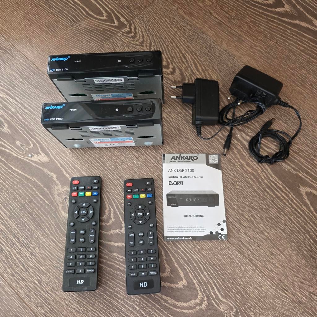 Simpele Ankaro ANK DSR 2100 digitale satelliet ontvangers, Ophalen of Verzenden