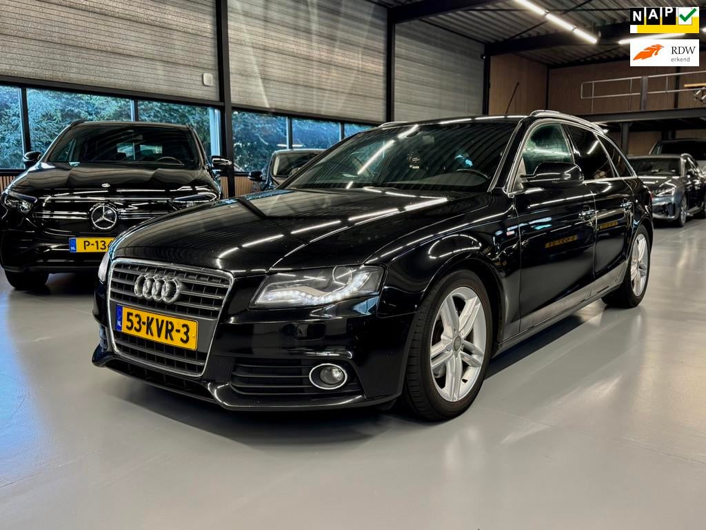 Audi A4 Avant 2.0 TDI S-line edition 2010, Auto's, Euro 5, Gebruikt, Zwart, Origineel Nederlands
