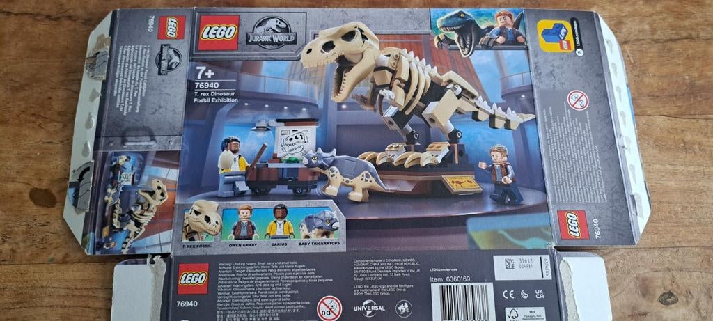 Zgan Jurassic World lego set 76940, Ophalen of Verzenden, Zo goed als nieuw
