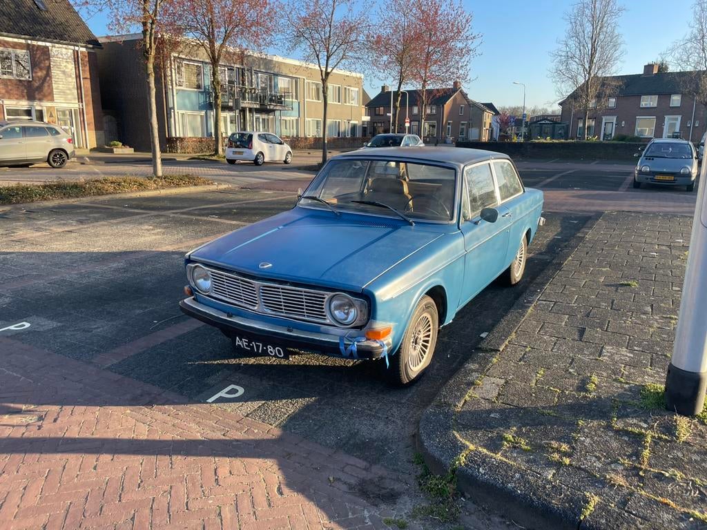 Volvo 142 1970 B20a 2.0l LPG rijdende oldtimer PROJECT, Auto's, Oldtimers, Beige, Particulier, Sedan, Volvo