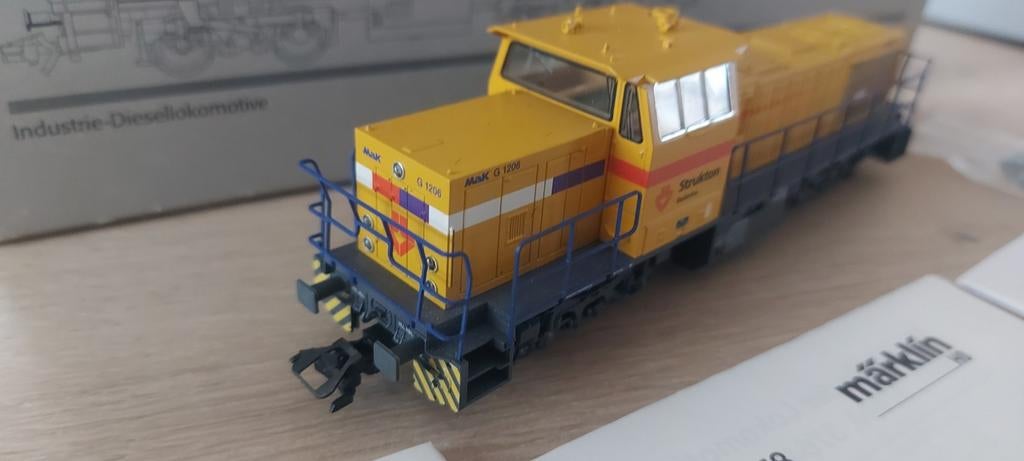 Märklin Strukton MaK 1206 dieselloc dig. artnr 37658  in ovp, Hobby en Vrije tijd, Modeltreinen | H0, Wisselstroom, Locomotief