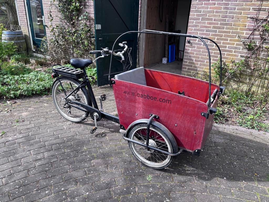 Elektrische Babboe Big bakfiets, Fietsen en Brommers, Fietsen | Bakfietsen, Gebruikt, Overige merken, 2 kinderen, Elektrisch, Ophalen