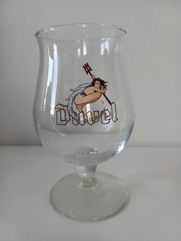 Duvel glas uit 2001 Hop Duvelin, Verzamelen, Ophalen of Verzenden, Zo goed als nieuw, Glas of Glazen, Duvel