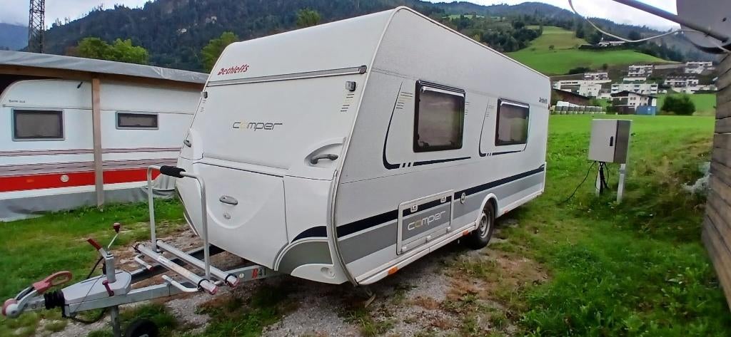 Dethleffs Camper Caravan, 65 kg, 7 tot 8 meter, Treinzit, Particulier