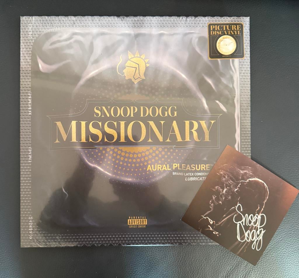 Snoop Dogg - Missionary Picture Disc Vinyl + SIGNED Foto, Geseald, 2020 tot heden, Ophalen of Verzenden, 12 inch