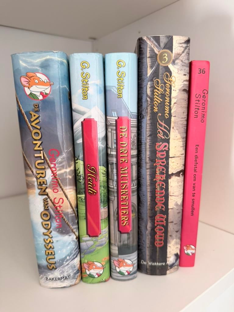 Geronimo Stilton kinderboeken, Boeken, Gelezen, Fictie algemeen, Geronimo Stilton, Ophalen of Verzenden