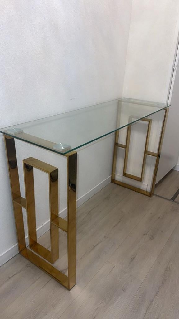 Gang tafel, 100 tot 150 cm, Ophalen of Verzenden, Zo goed als nieuw, 25 tot 50 cm