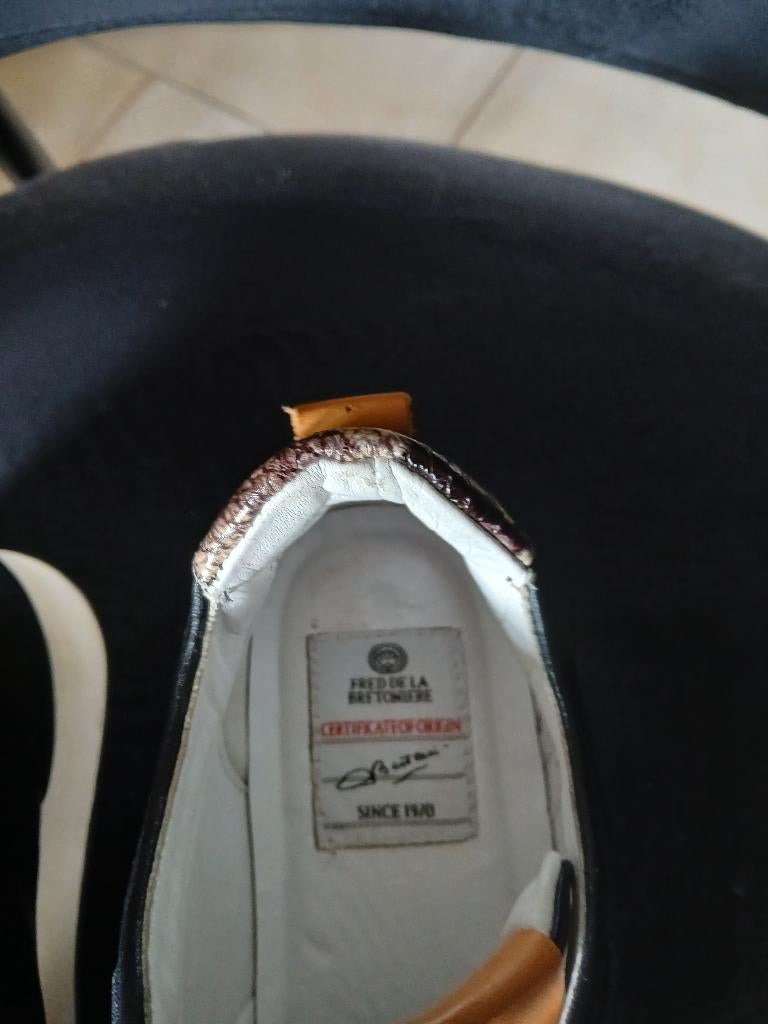 Sneakers, Fred de la Bretoniere, Zwart, Ophalen of Verzenden, Sneakers of Gympen