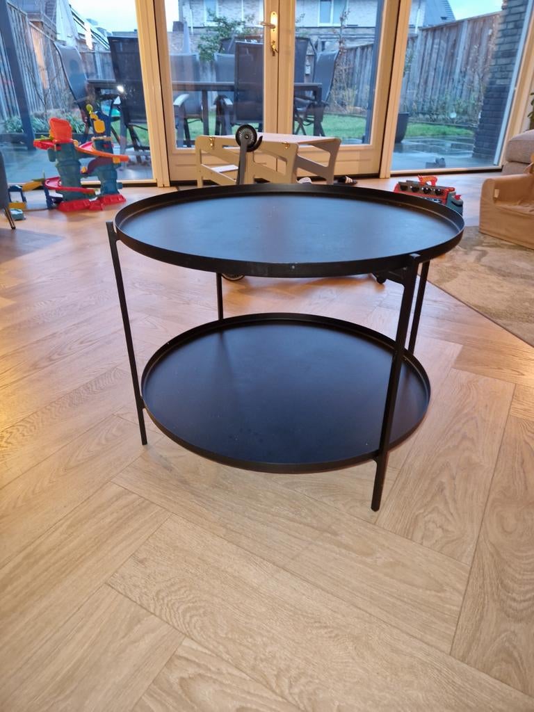 Salontafel/bijzettafel bodilson atlas, Ophalen, Strak, Rond, Zo goed als nieuw