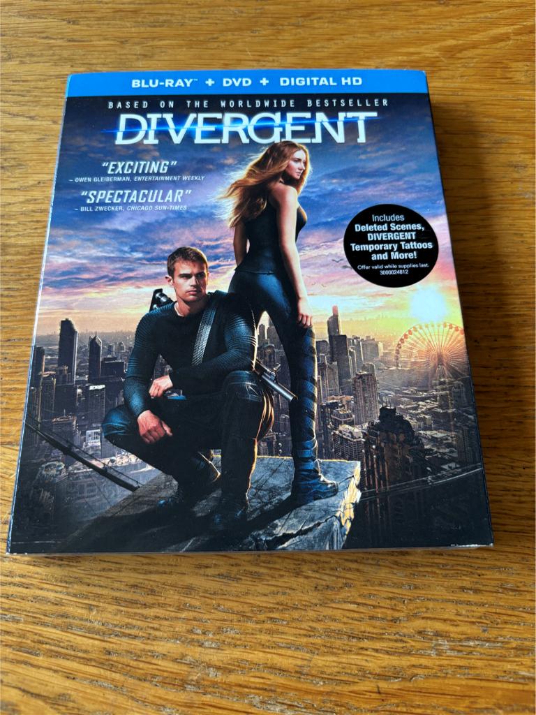 Blu-ray + Dvd Divergent - NIEUW in Seal - N-NLO - Regio 1, Cd's en Dvd's, Blu-ray, Ophalen of Verzenden, Nieuw in verpakking, Science Fiction en Fantasy