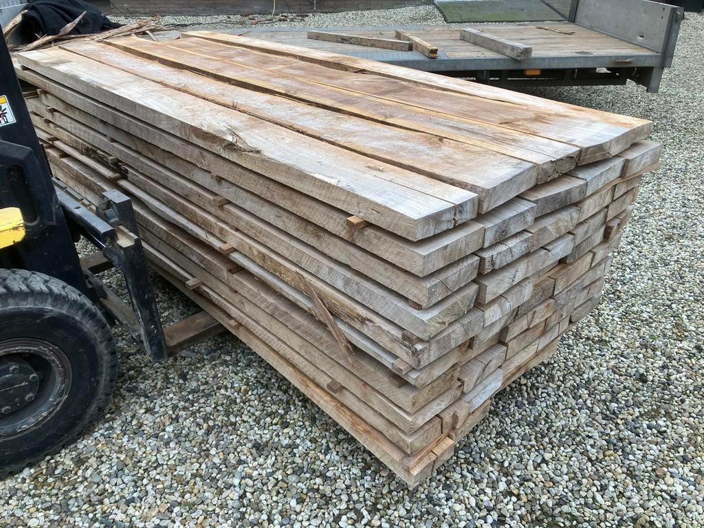 50 teak planken koopje !!!!!!€400, Doe-het-zelf en Verbouw, Hout en Planken, Ophalen, Minder dan 25 mm, Zo goed als nieuw, Plank